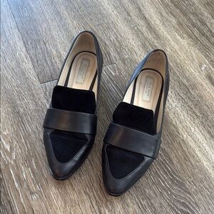 Chanel Black Leather Loafers for Women